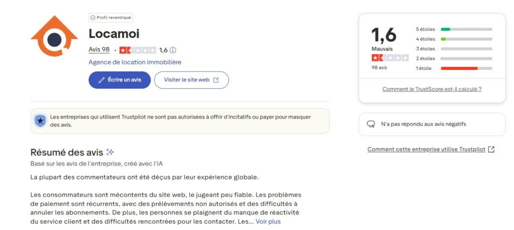 locamoi trustpilot avis locamoi trustpilot avis